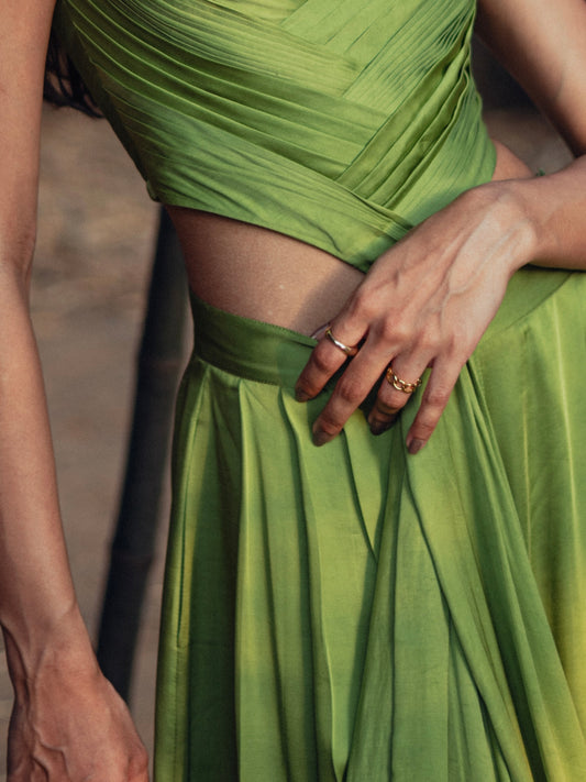 Triple Pleat Pants