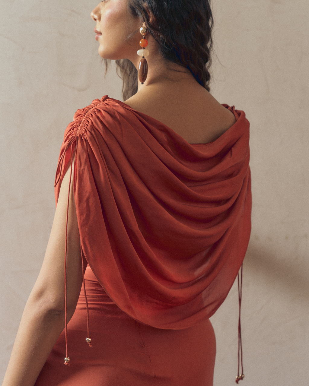 Cape Cowl Top