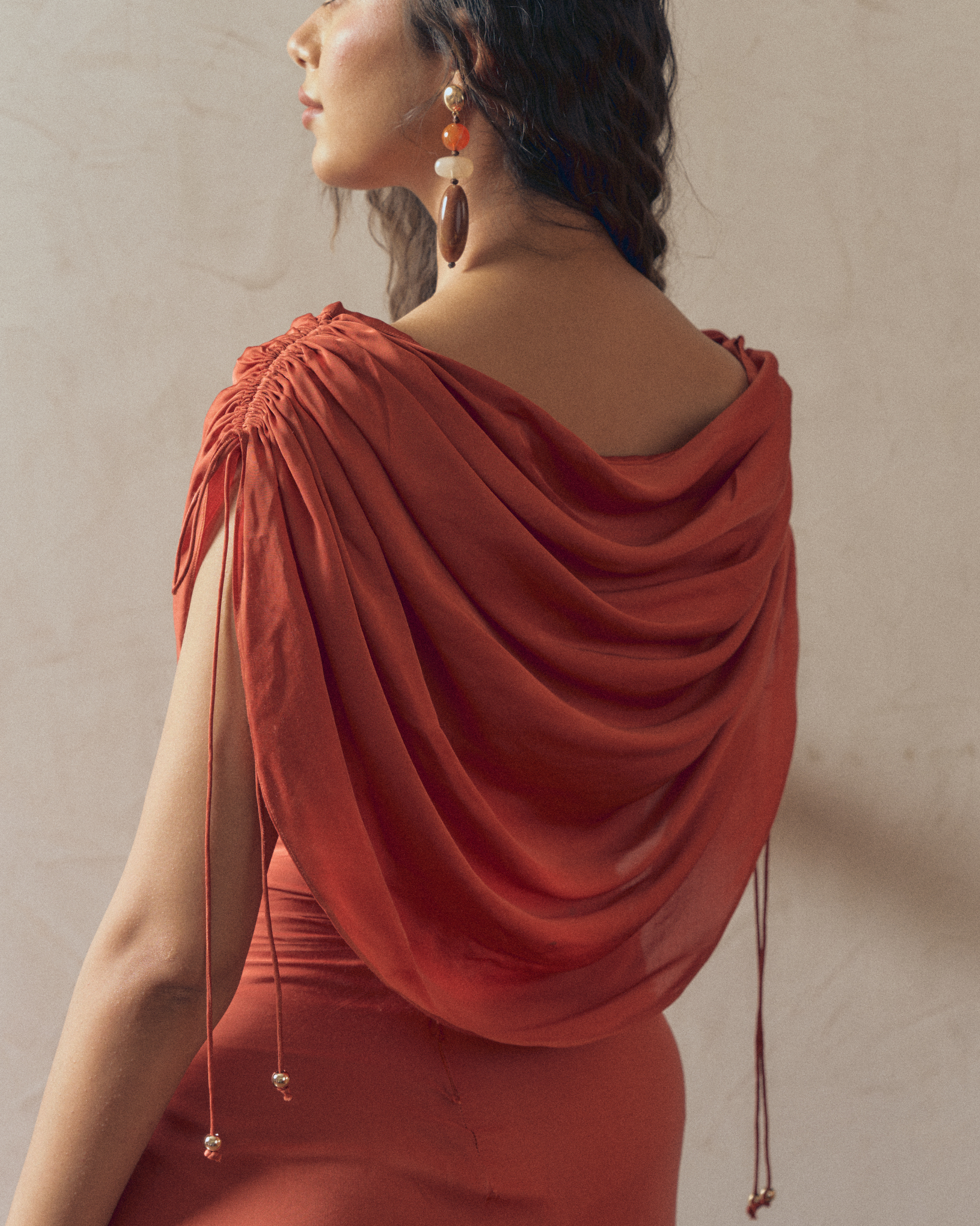Cape Cowl Top