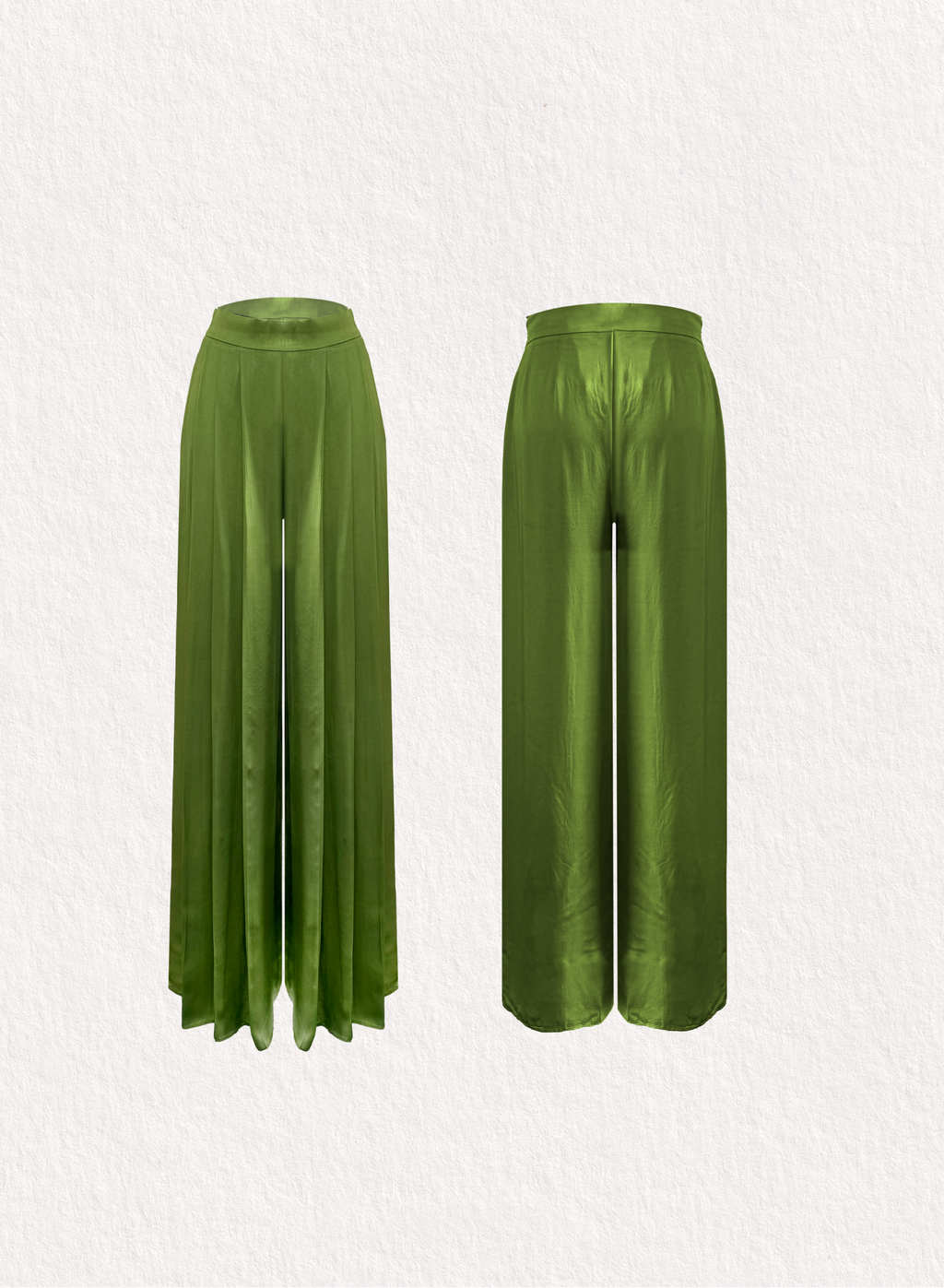 Triple Pleat Pants