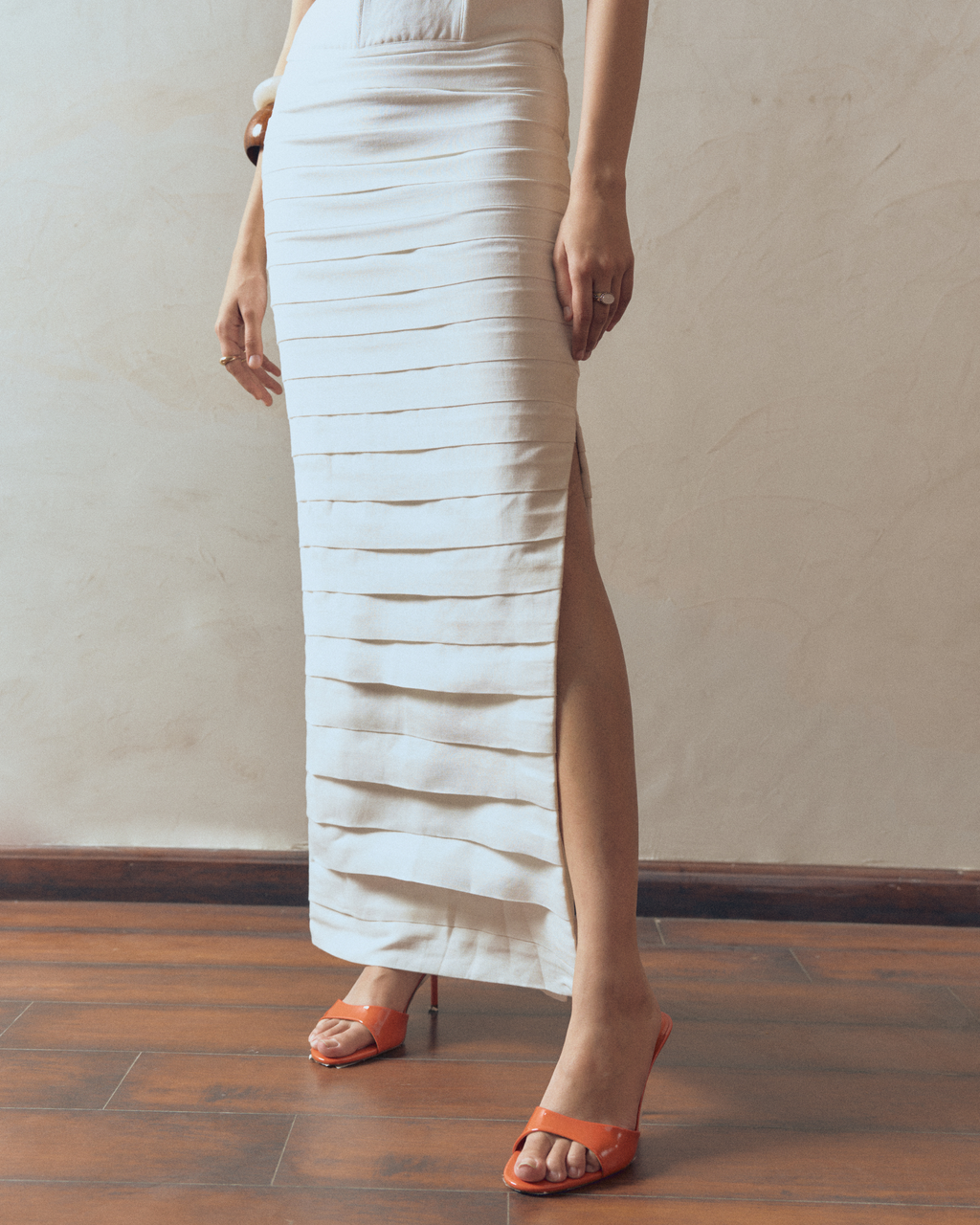 Linen Band Skirt
