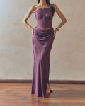 Cowl Draped Skirt
